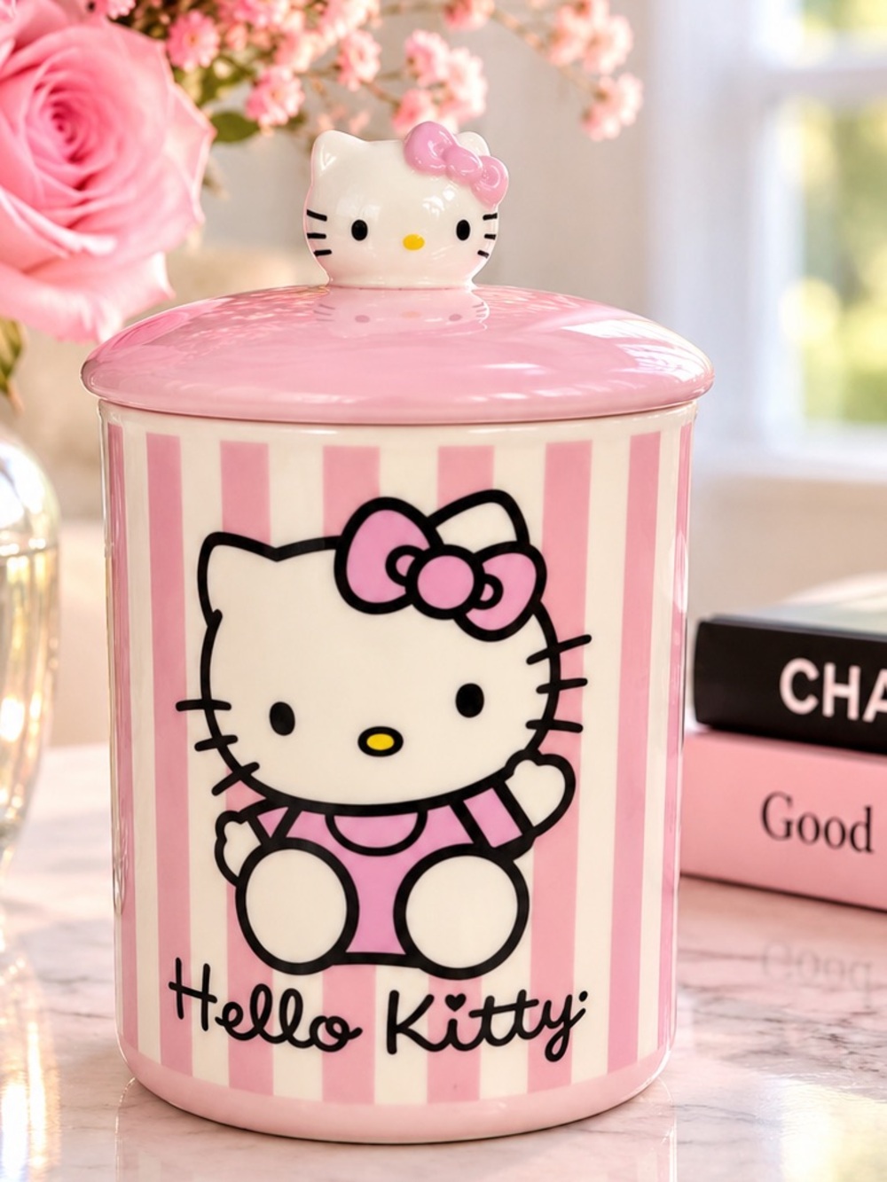 Hello kitty canister jar New